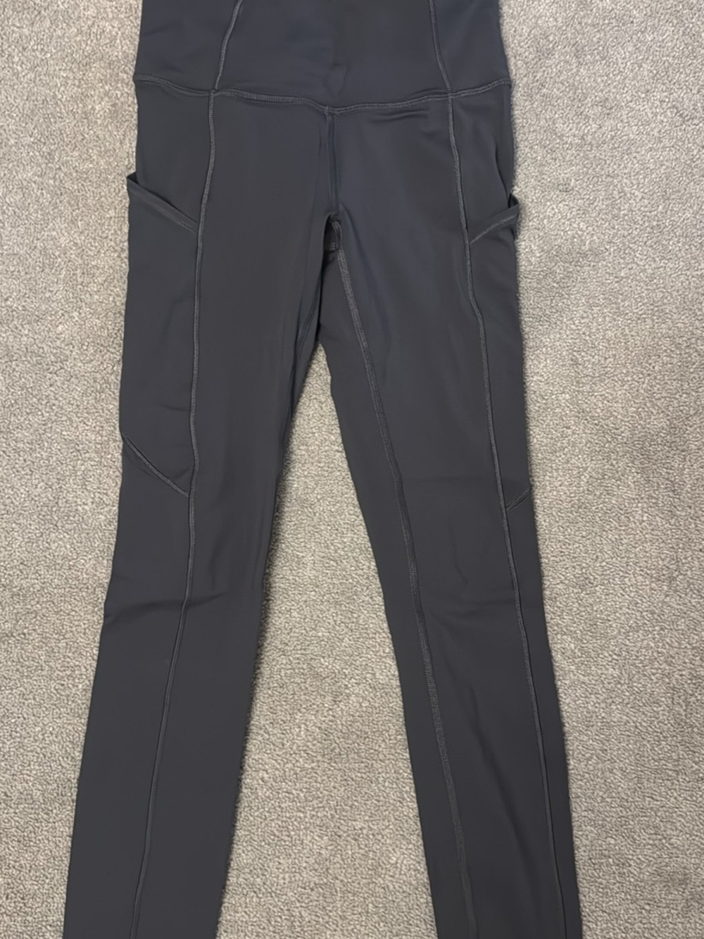 lululemon athletica Black High-Rise Leggings with Side Pockets